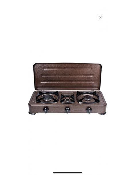 CalferGas Οικιακό Κουζινάκι Υγραερίου (Σφυρίλατο) Μπρονζέ 2+1