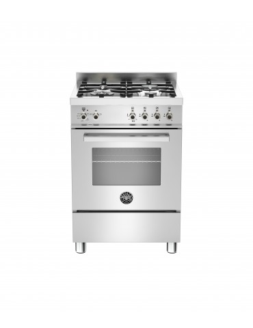 ΚΟΥΖΙΝΑ BERTAZZONI PRO60 4 GEV S X E | ΦΟΥΡΝΟΣ ΑΕΡΙΟΥ ΜΕ ΑΕΡΑ ΚΑΙ ΓΚΡΙΛ ΗΛΕΚΤΡΙΚΟ 