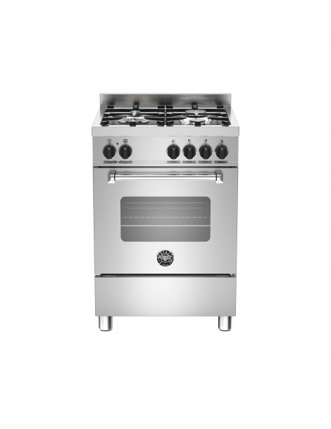 ΚΟΥΖΙΝΑ BERTAZZONI MAS60 4 GEV S X E | ΦΟΥΡΝΟΣ ΑΕΡΙΟΥ ΜΕ ΑΕΡΑ ΚΑΙ ΓΚΡΙΛ ΗΛΕΚΤΡΙΚΟ 