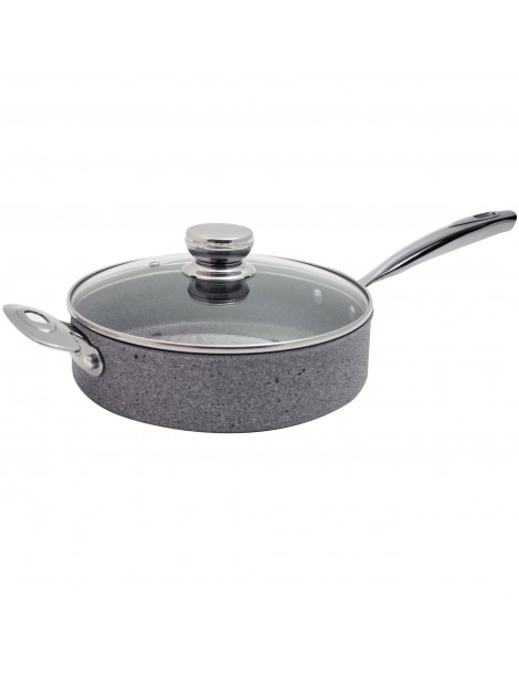 ΤΗΓΑΝΙ BALLARINI PG04 | Τηγάνι βαθύ 28εκ. + καπάκι | PORTOFINO GRANITIUM