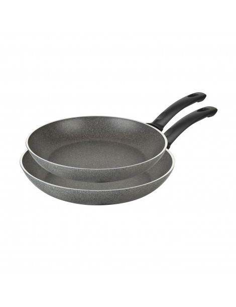 ΤΗΓΑΝΙΑ BALLARINI AOG72 | Σετ 2 Τηγανιων ρηχων διαμ. 24 + 28εκ. | AOSTA GRANITIUM