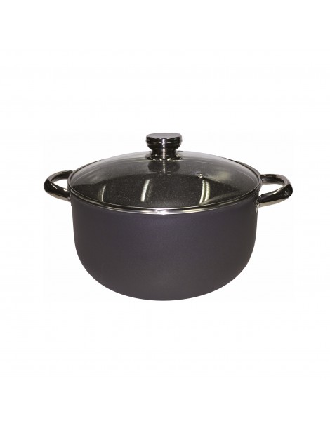 ΚΑΤΣΑΡΟΛΑ BALLARINI OVS3 | Κατσαρόλα βαθιά 28εκ.+ καπάκι | OVERSIZE GRANITIUM   